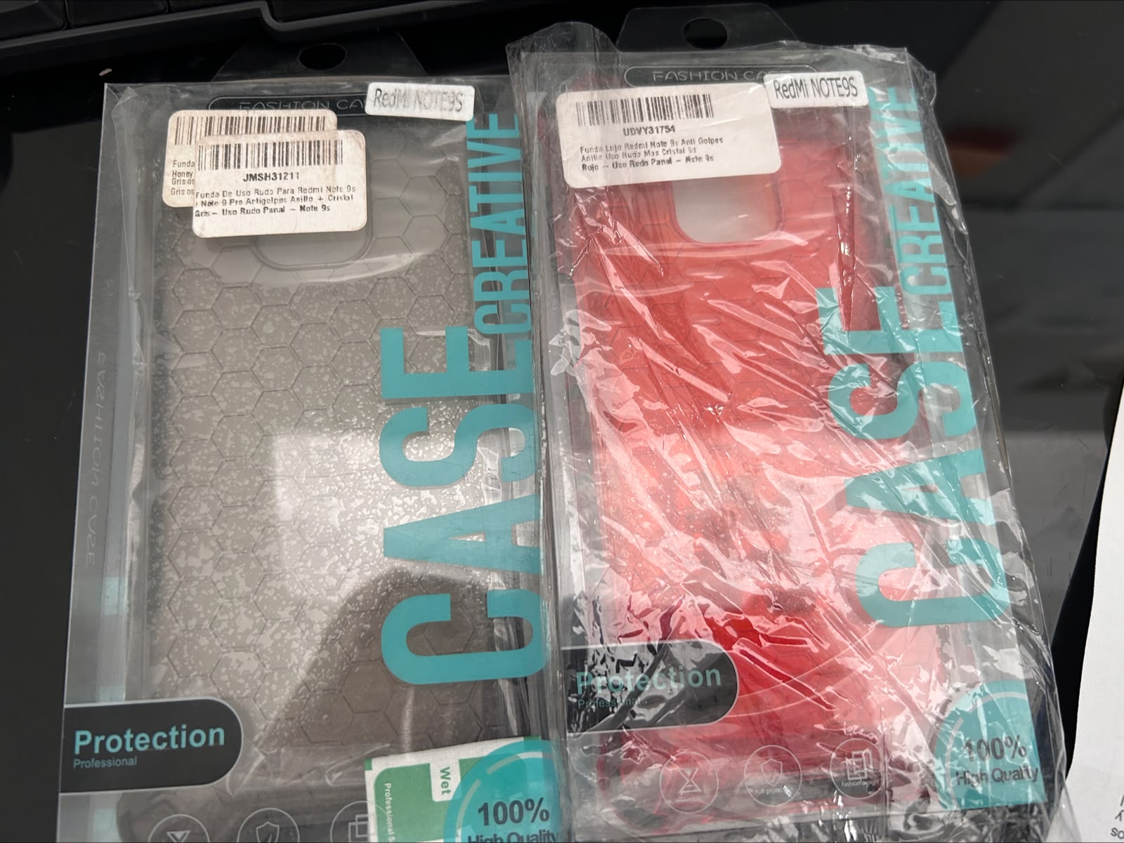FUNDA DE PLASTICO REDMI NOTE 9s