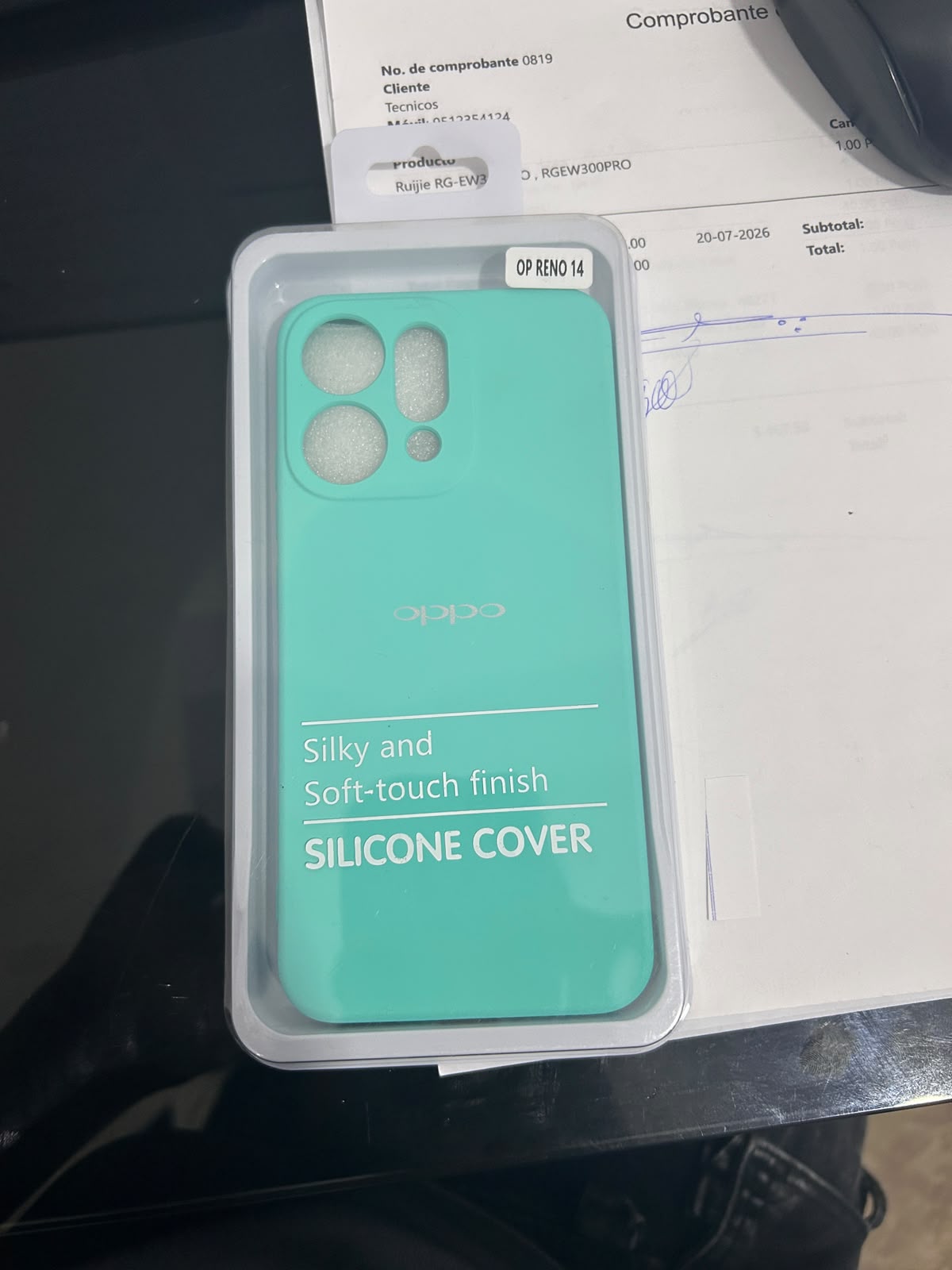 fundas de silicón oppo reno 14