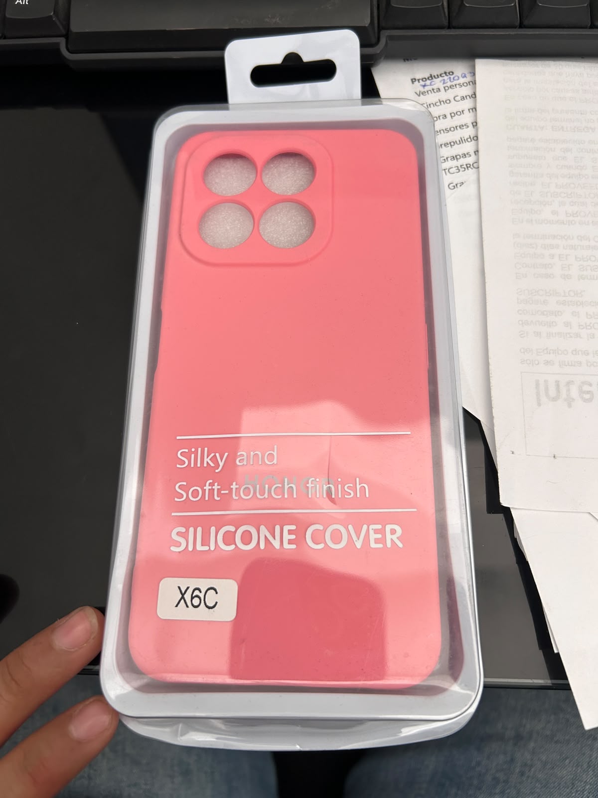 FUNDA DE SILICON HONOR X6C