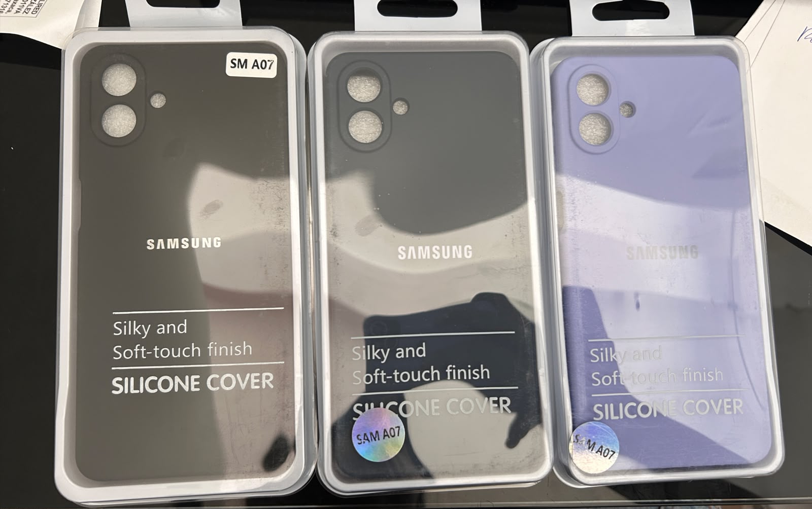 fundas de silicón Samsung A07