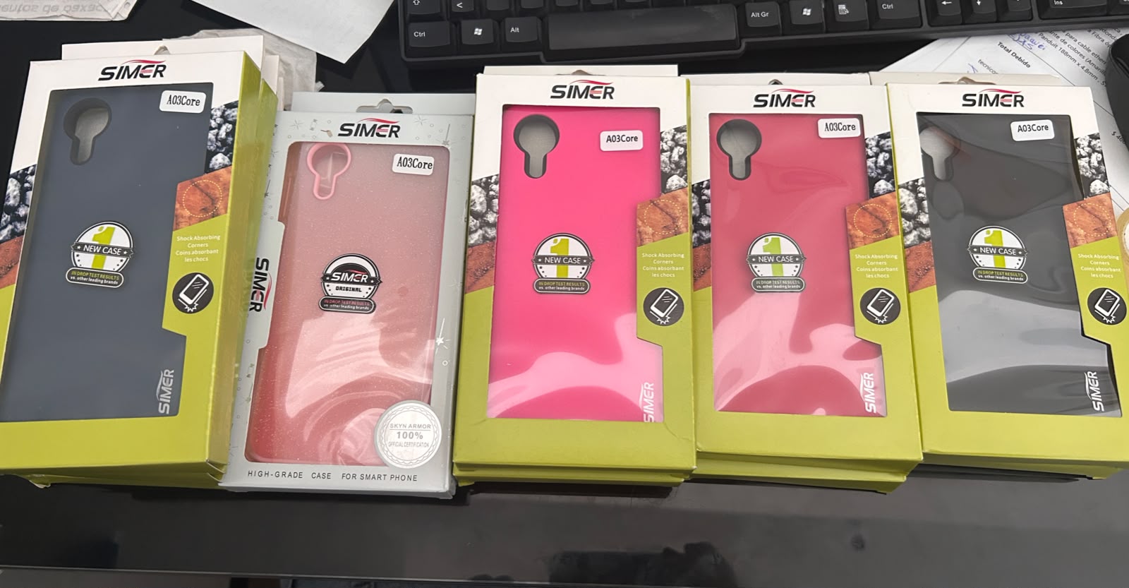 fundas de plástico Samsung Galaxy A03 Core