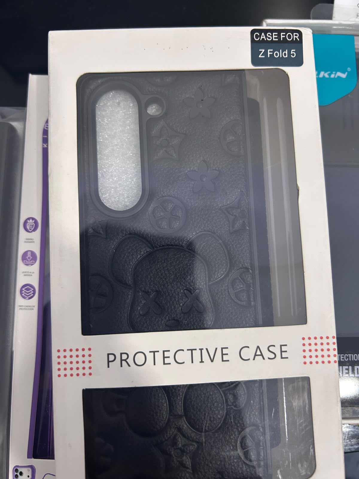 funda de cuero sintético Samsung Z Fold 5