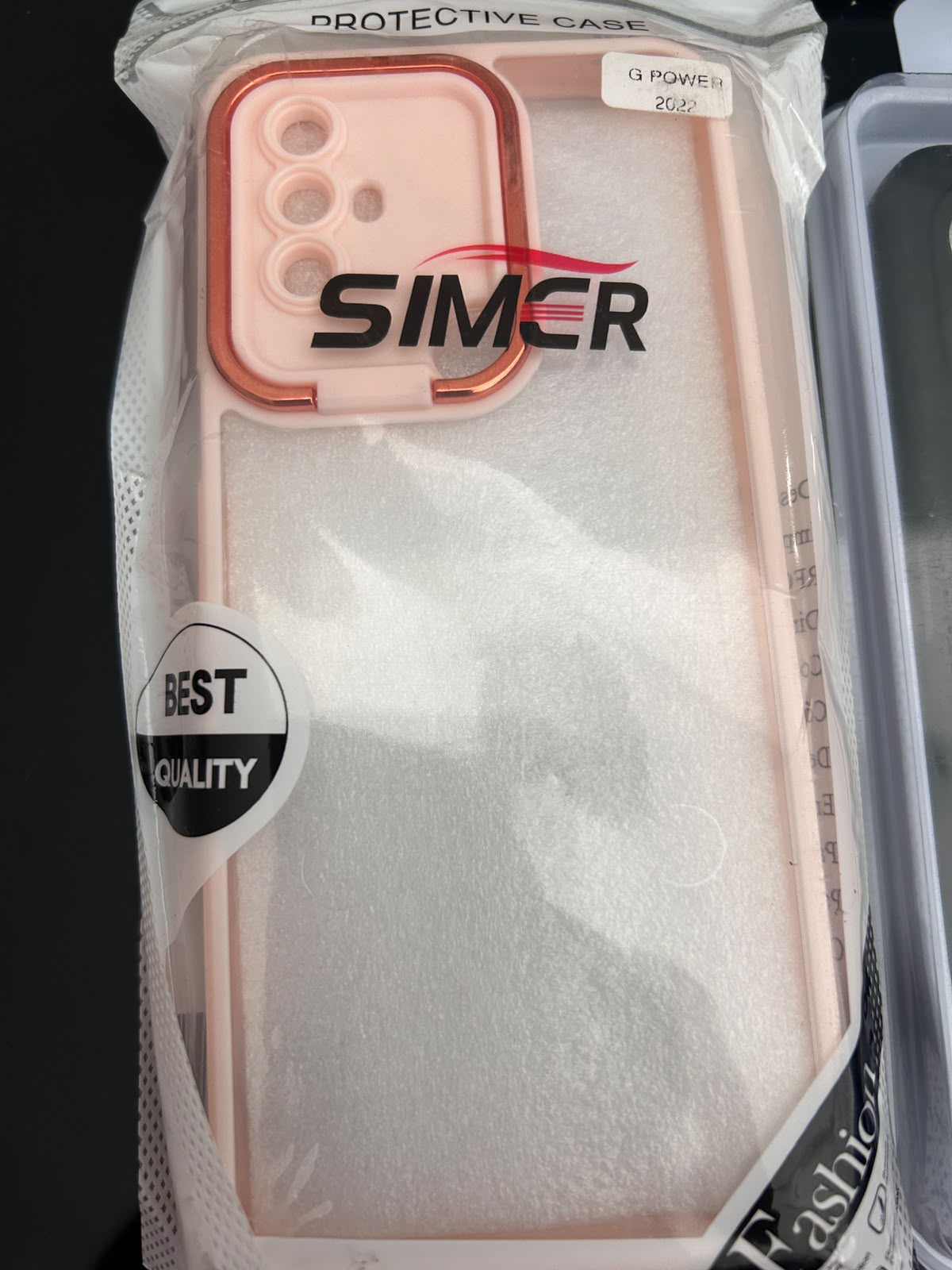 FUNDA DE PLASTICO MOTOROLA G POWER