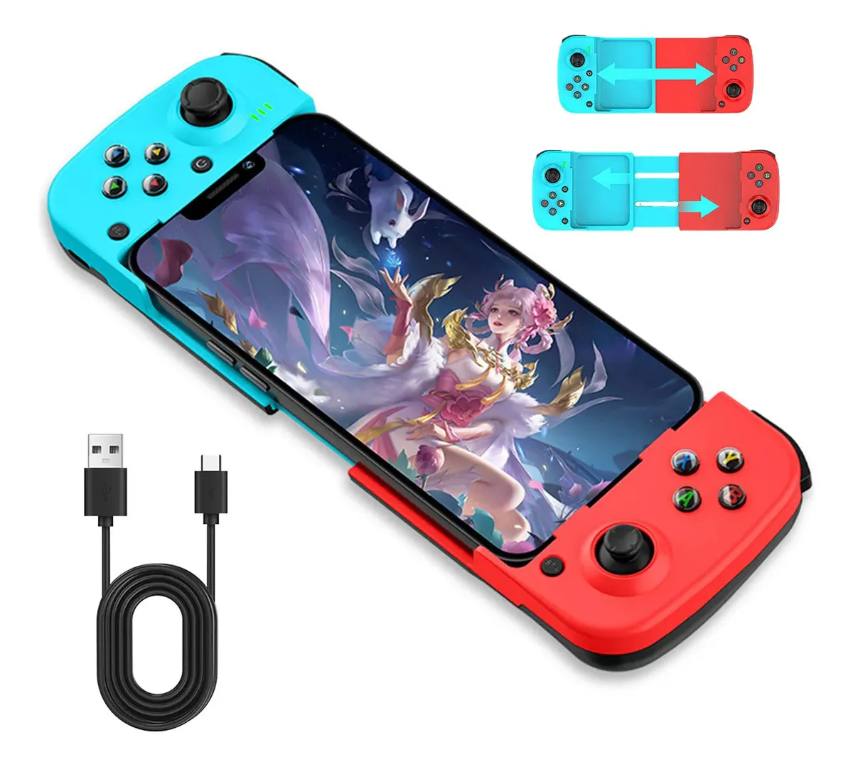 gamepad inalambrico con gatillos