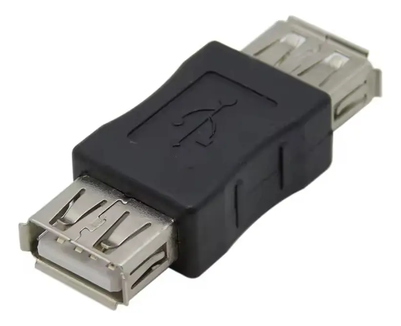 Cople Adaptador Usb Hembra A Hembra Union Extension Conector