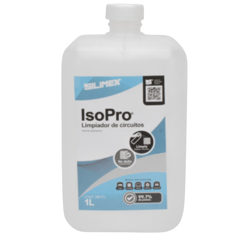 Alcohol isopropilico Iso pro limpiador de circuitos