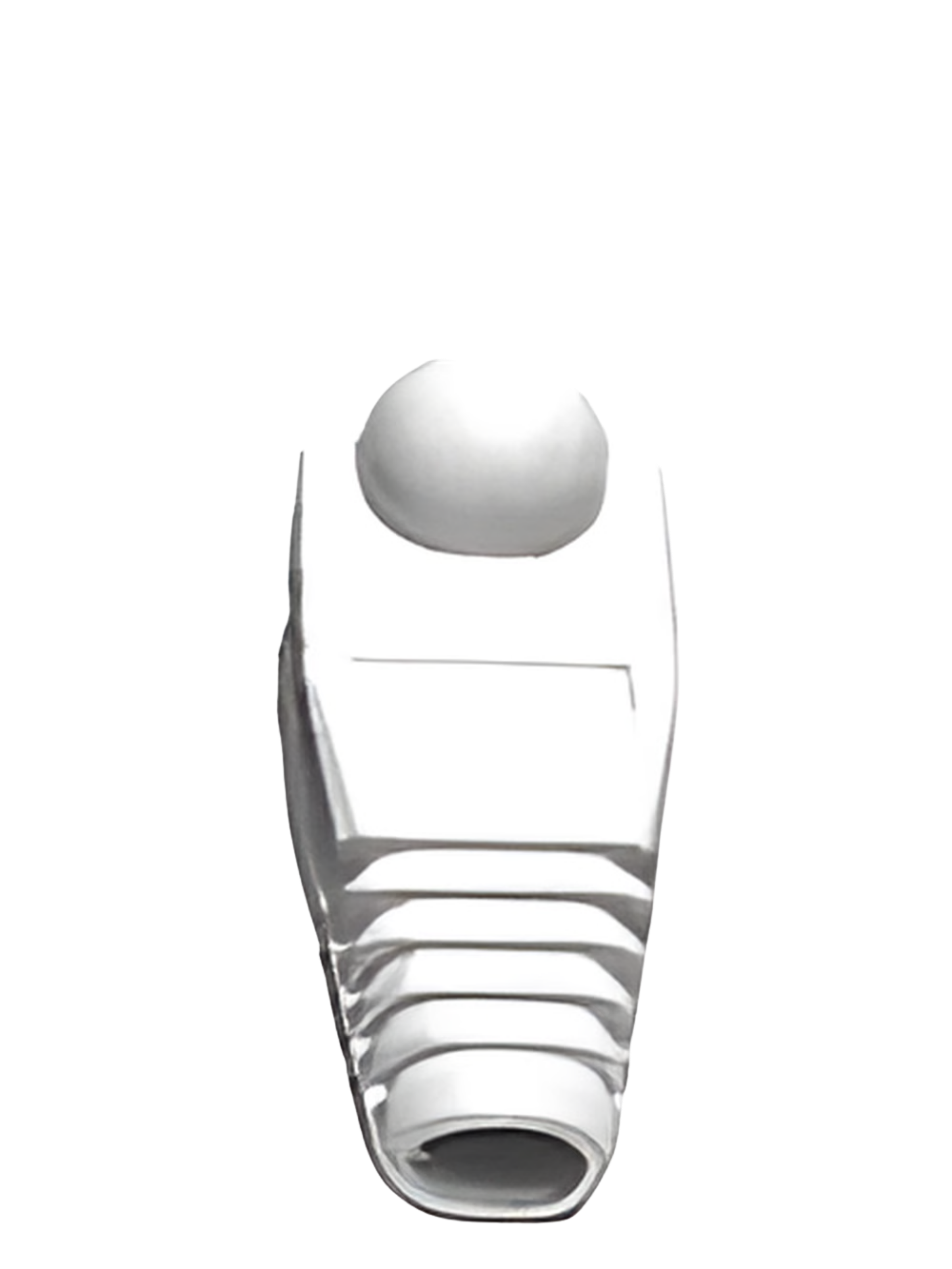 Bota Plástica para Protección de Plug RJ45, Color Blanco