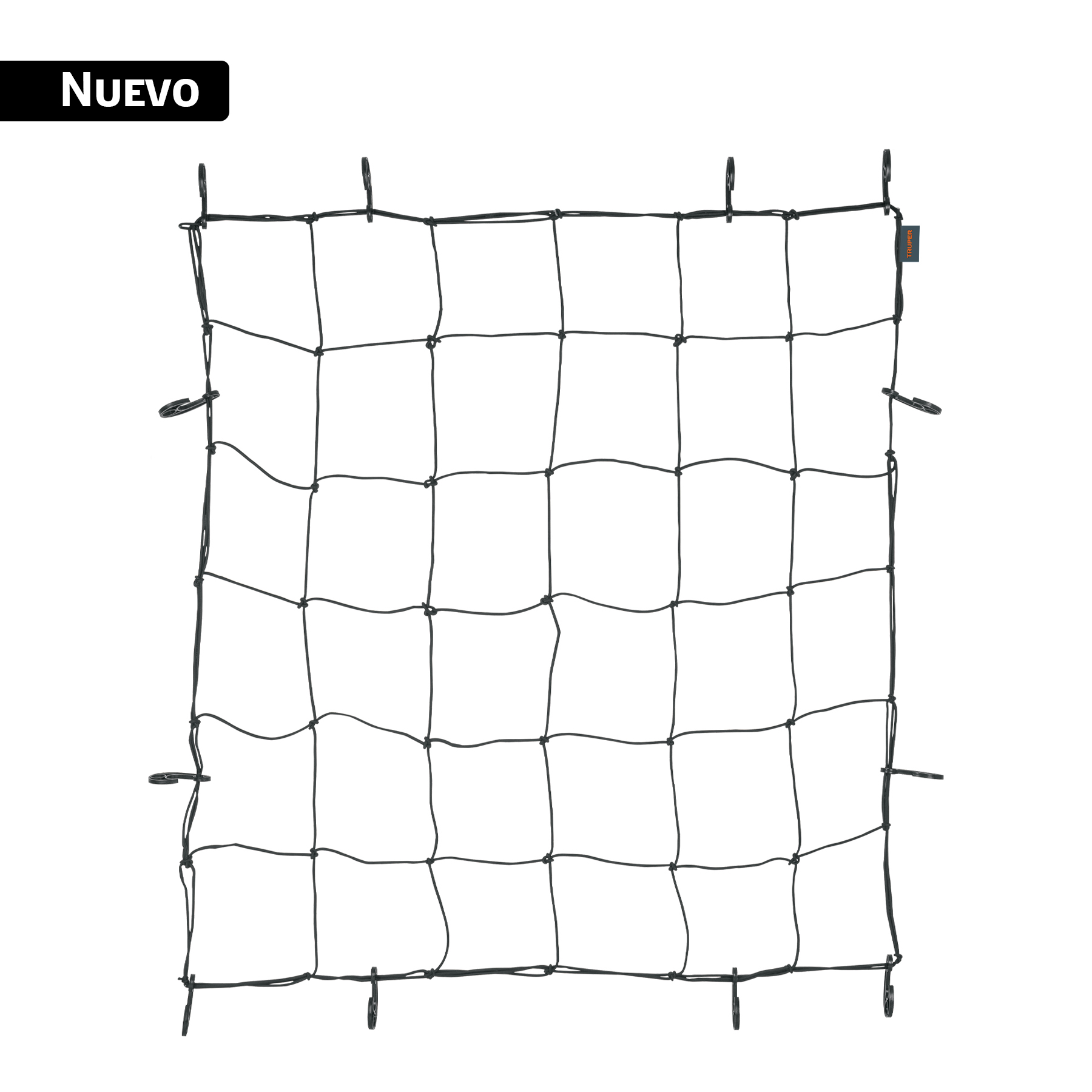 Accesorio de sujeción y carga para automóvil, Truper (clave RED-E10, código 103805)