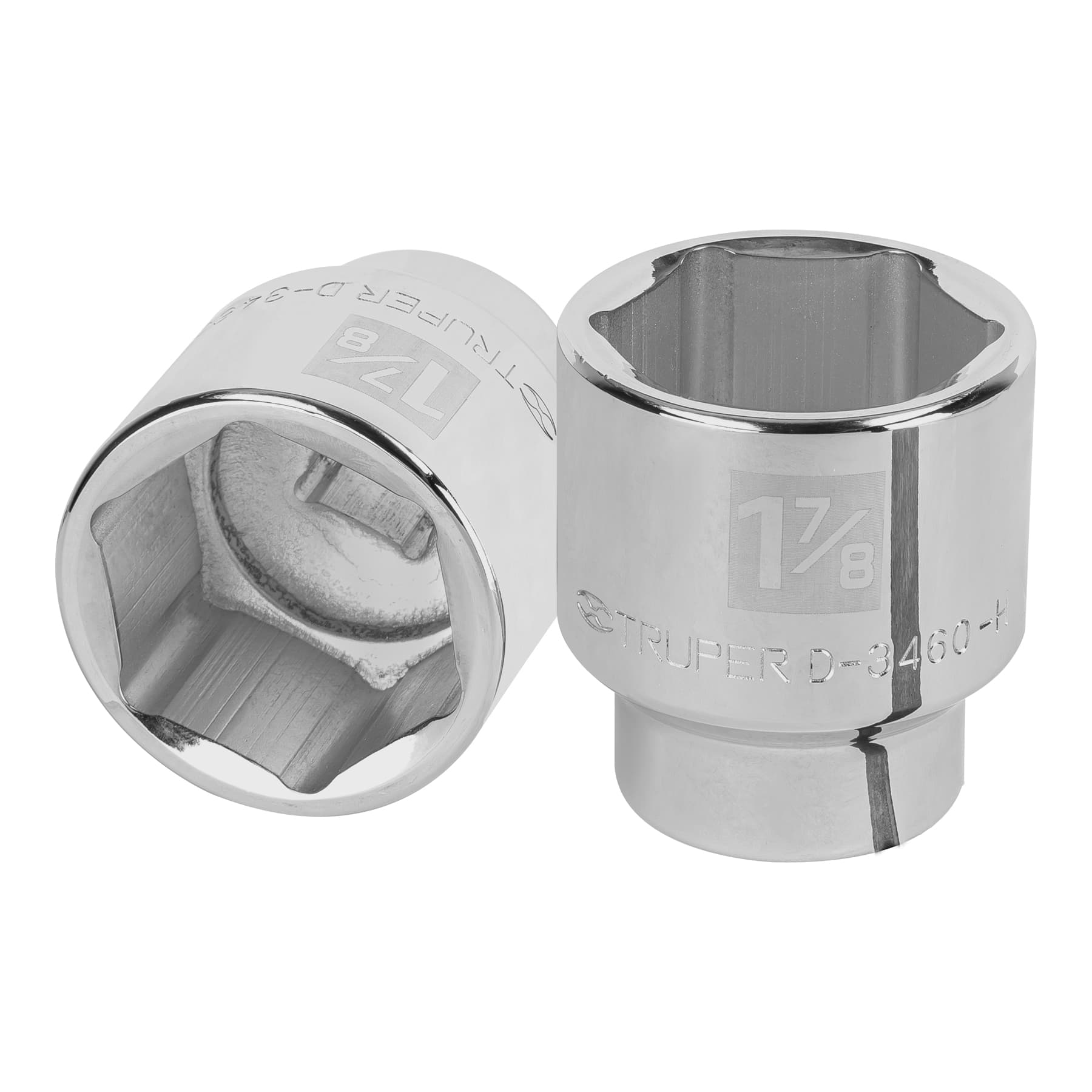Dado, matraca y accesorio, 18, Truper (clave D-3460-H, código 13838)