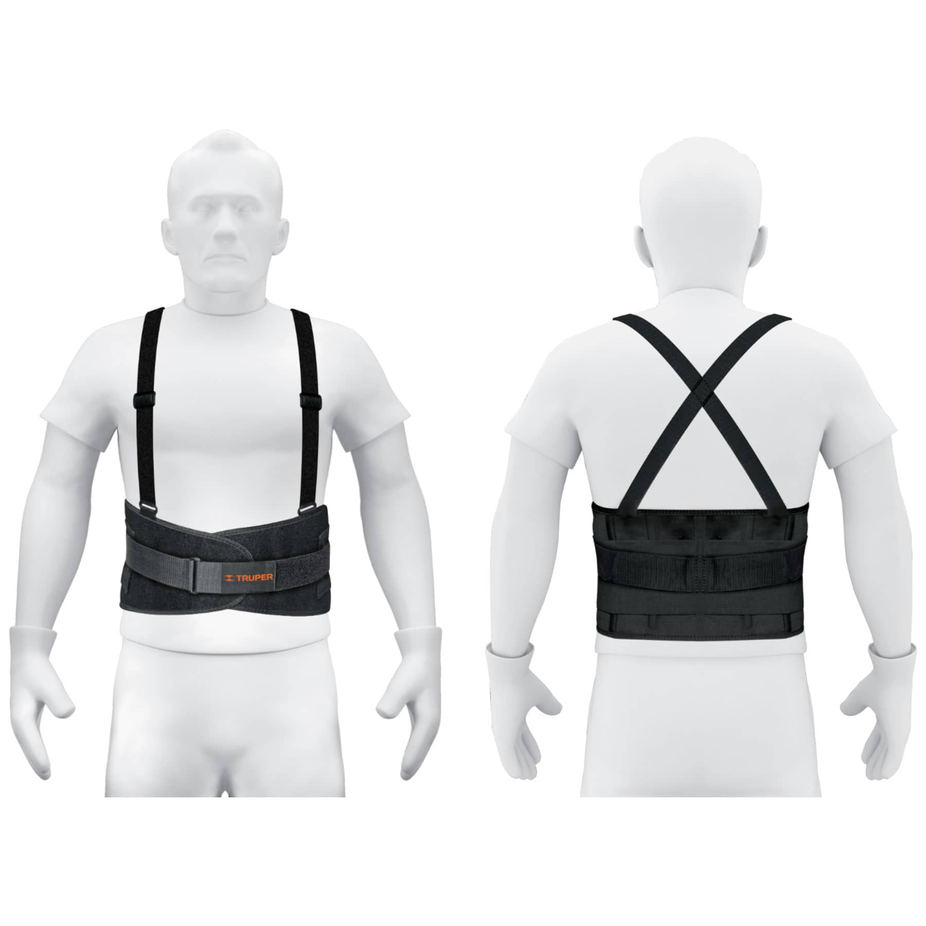 Faja lumbar de seguridad, EG 122 135 cm (48" 54"), Truper (clave FAJA-XLX, código 10956)