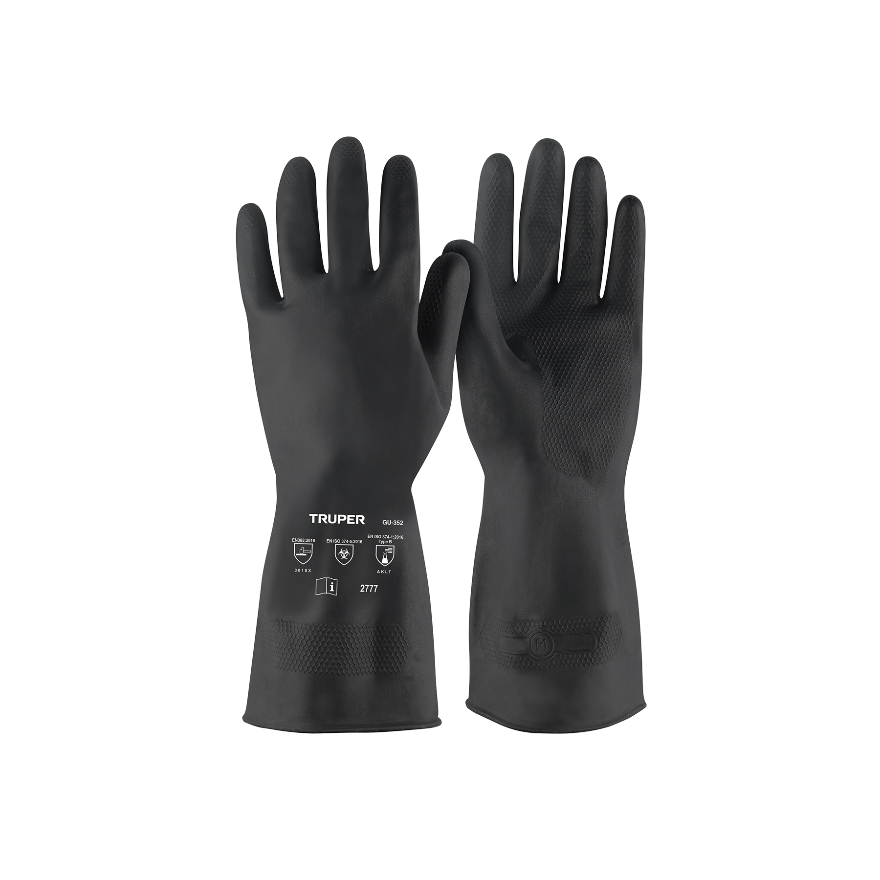 Guante para protección química, 6 72, Truper (clave GU-352, código 14266)