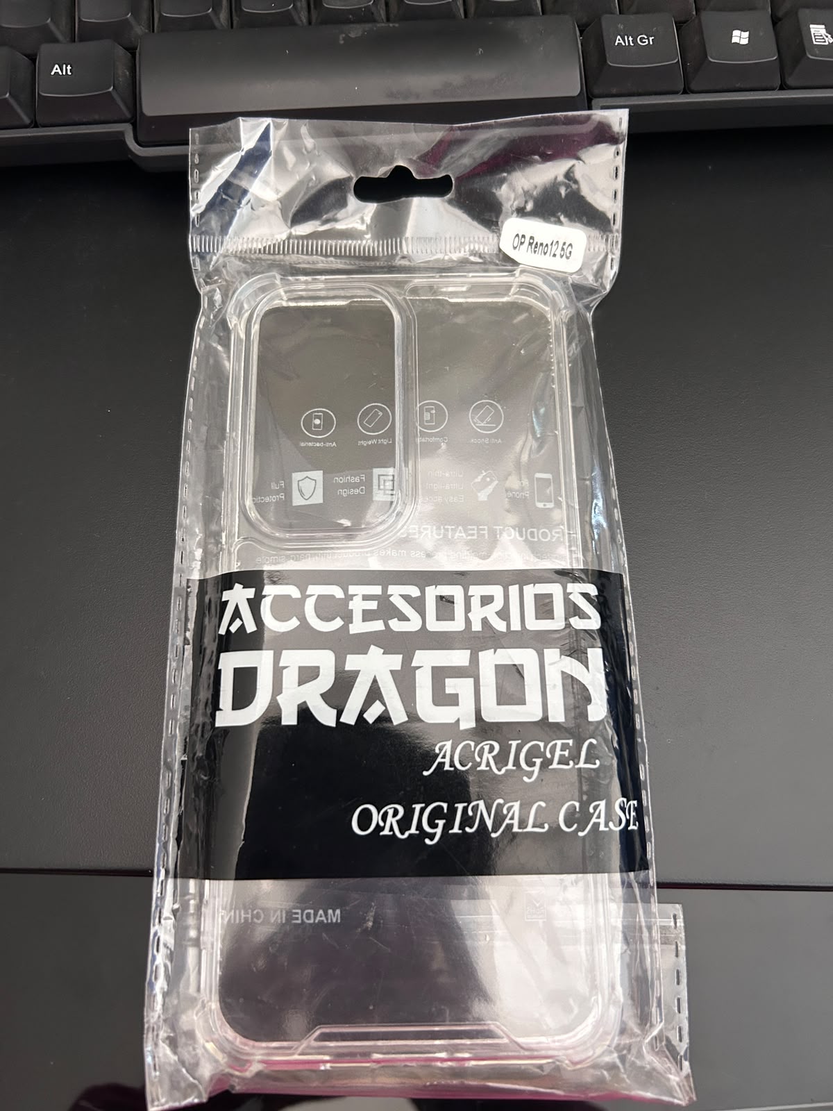 PROTECTOR OPPO RENO12 5G  ACRIGEL  TRANSPARENTE