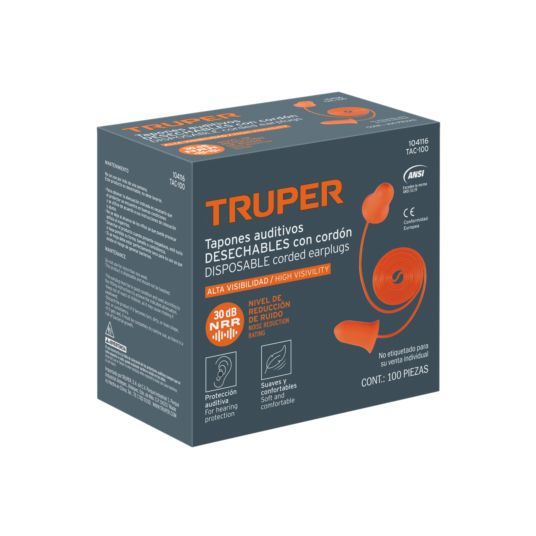 Protección para casco, Truper (clave TAC-100, código 104116)
