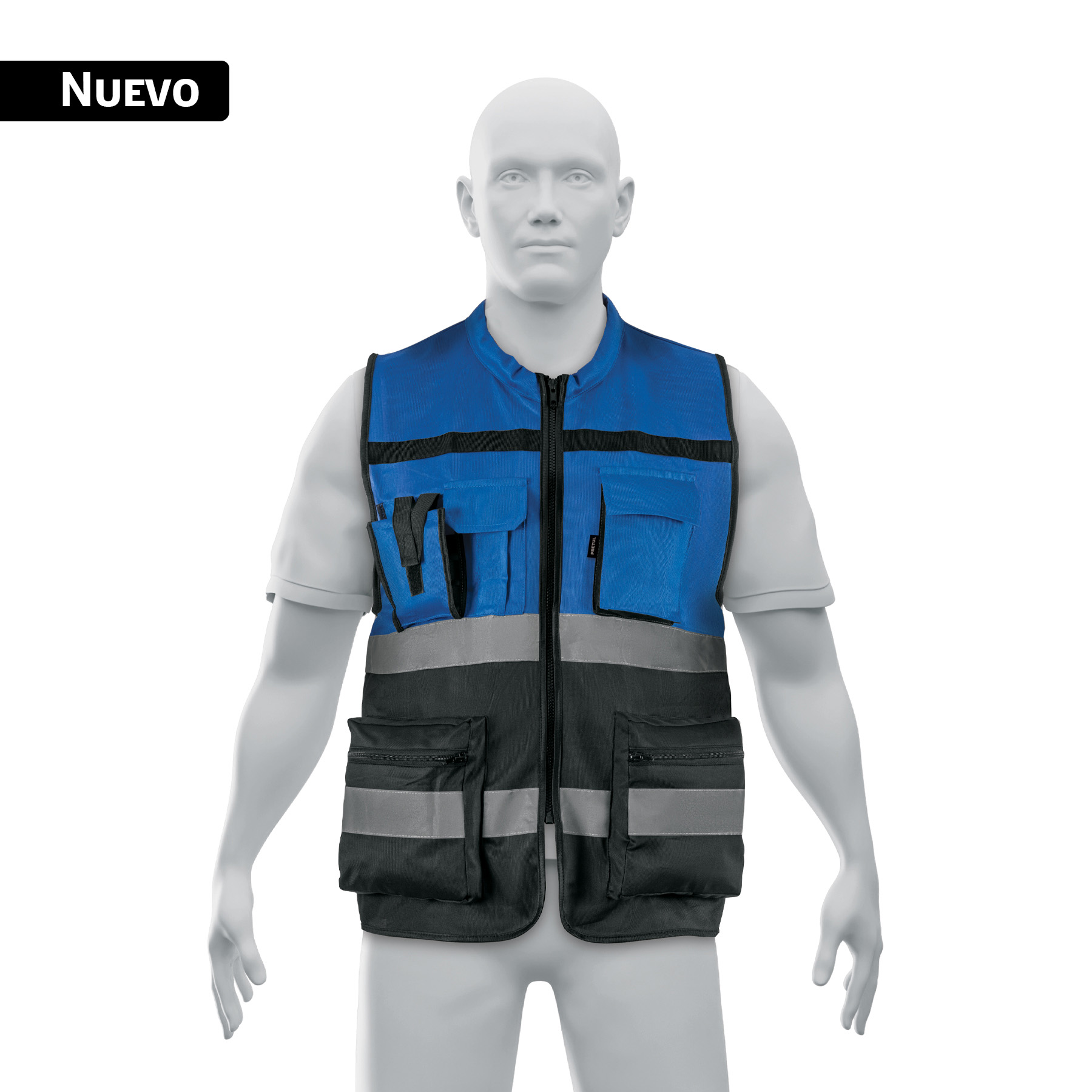 Chaleco de seguridad, A l Unitalla 209 g, Truper (clave CHS-300A, código 29843)