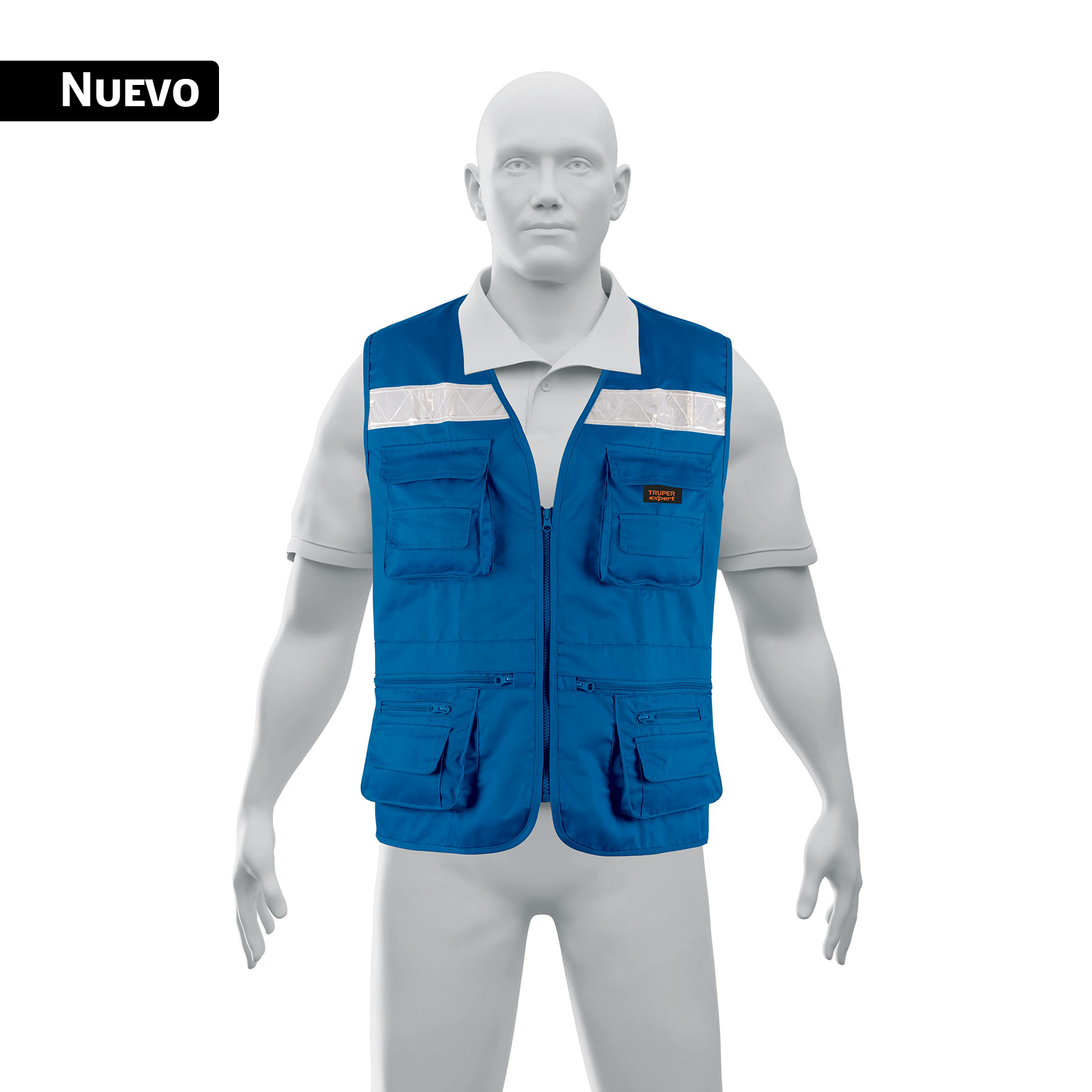 Chaleco de seguridad, C -950A - EG 425 g, Truper (clave CHS-950AR-XL, código 104180)