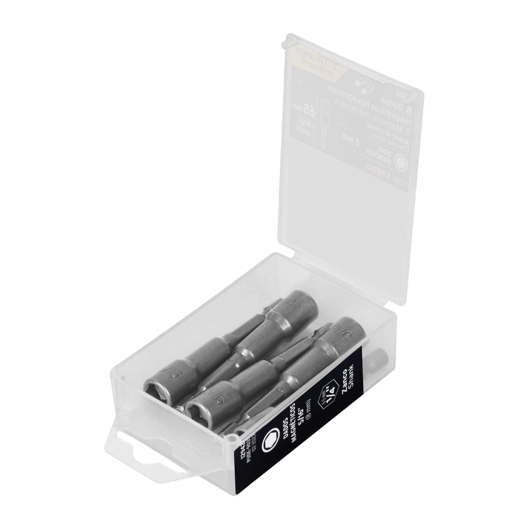 Dado y extensión magnética, PU -9006 6 mm, Truper (clave PUDE-9006, código 12946)