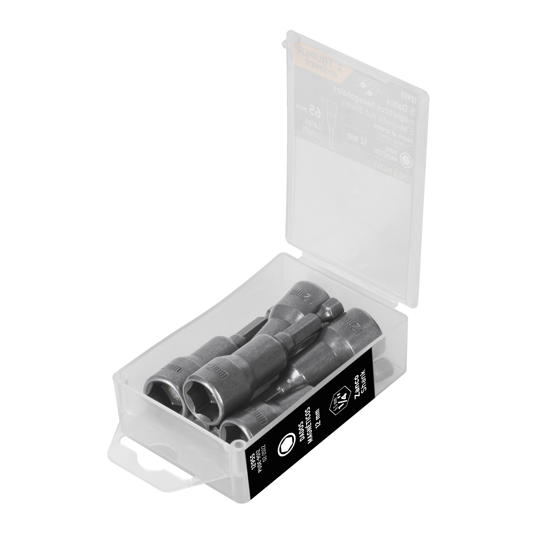 Dado y extensión magnética, PU -9012 12 mm, Truper (clave PUDE-90I2, código 12955)