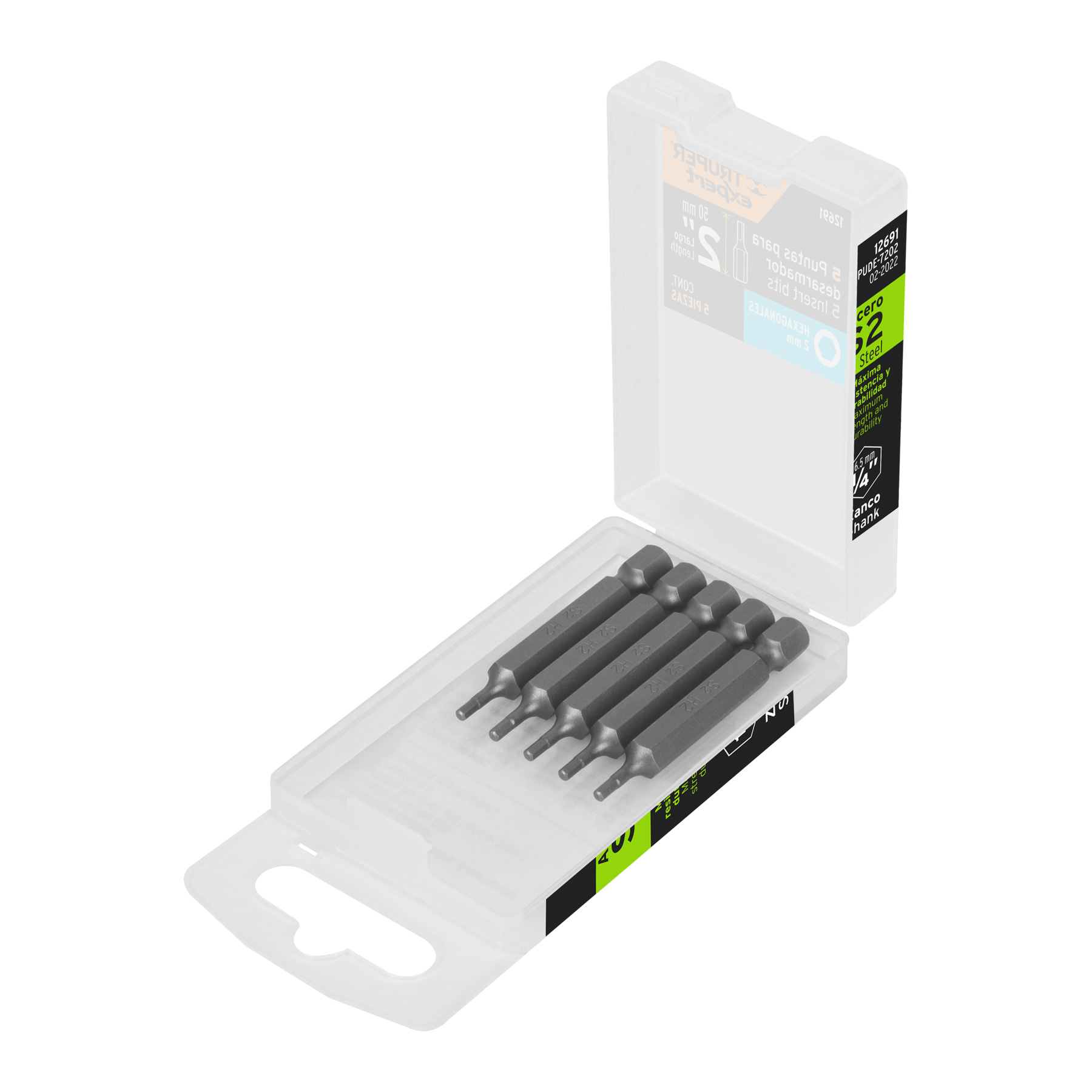 Punta para destornillador, 2 mm, Truper (clave PUDE-7202, código 12691)