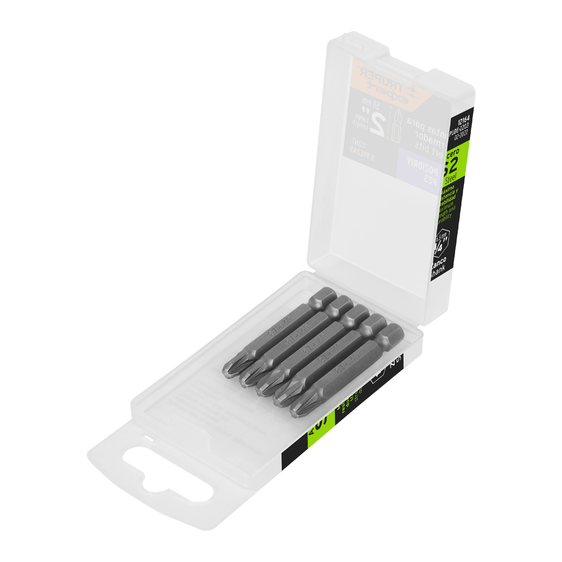 Punta para destornillador, PU -2203 PZ3, Truper (clave PUDE-2203, código 12164)