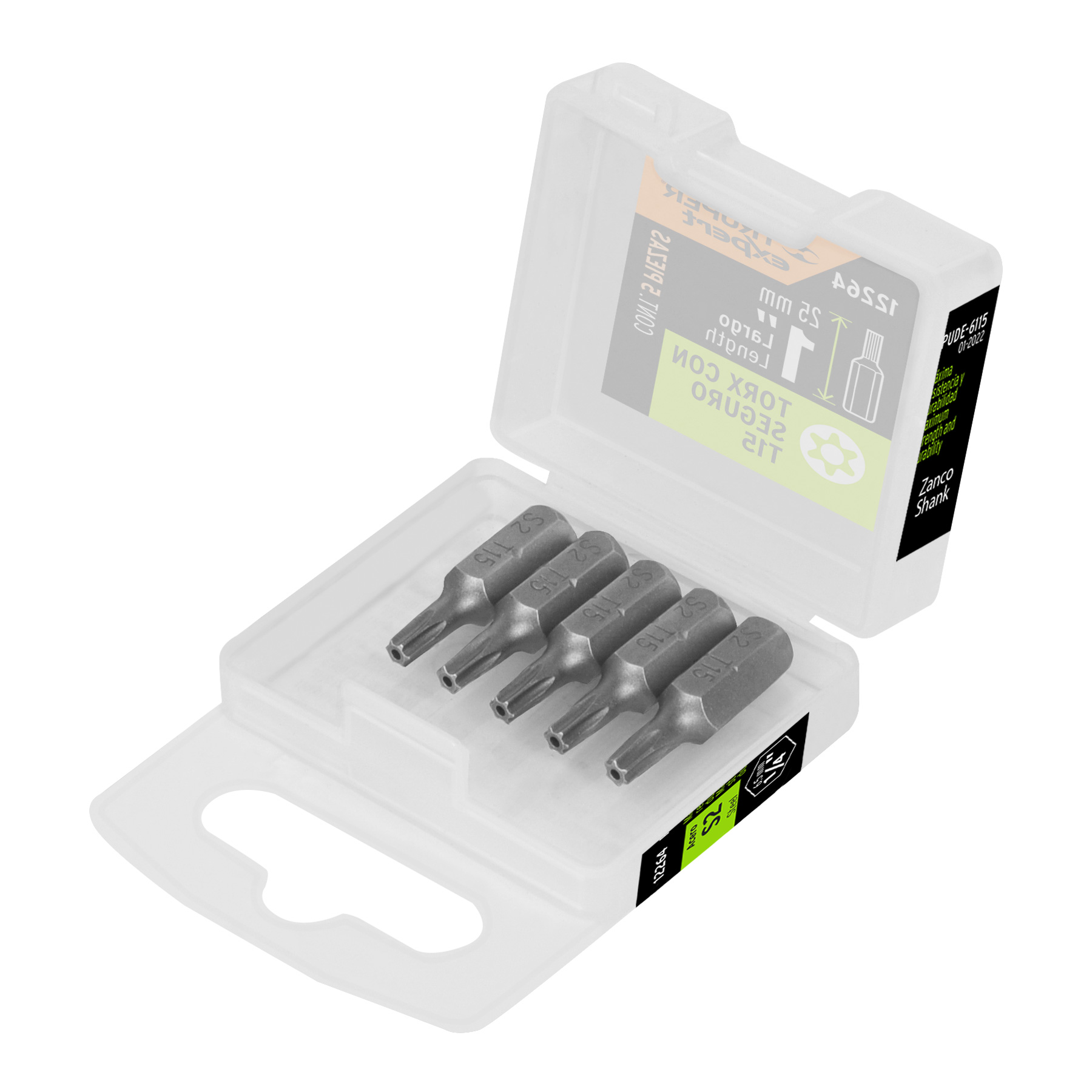 Punta para destornillador, T15, Truper (clave PUDE-6115, código 12264)
