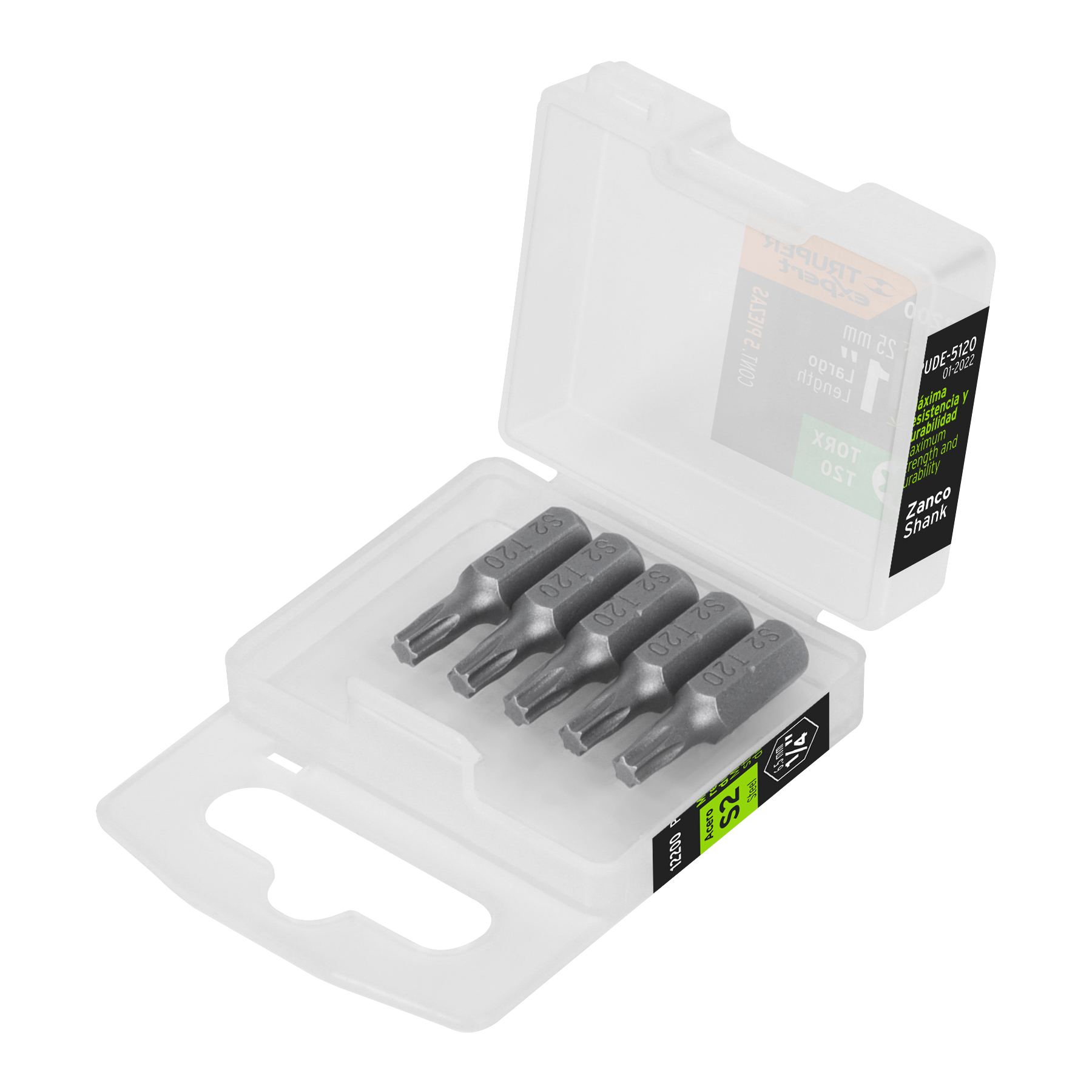 Punta para destornillador, T20, Truper (clave PUDE-5120, código 12200)