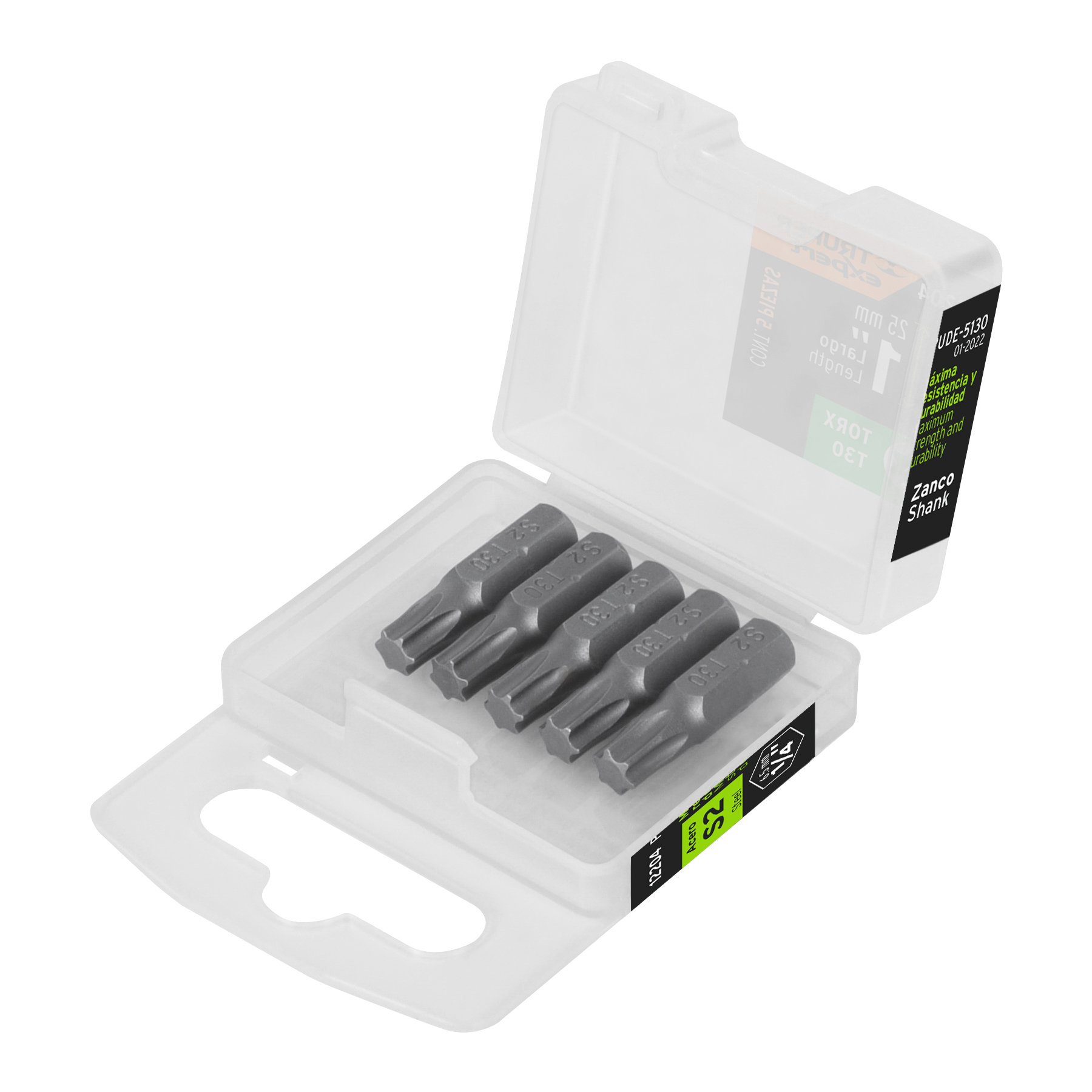 Punta para destornillador, T30, Truper (clave PUDE-5130, código 12204)
