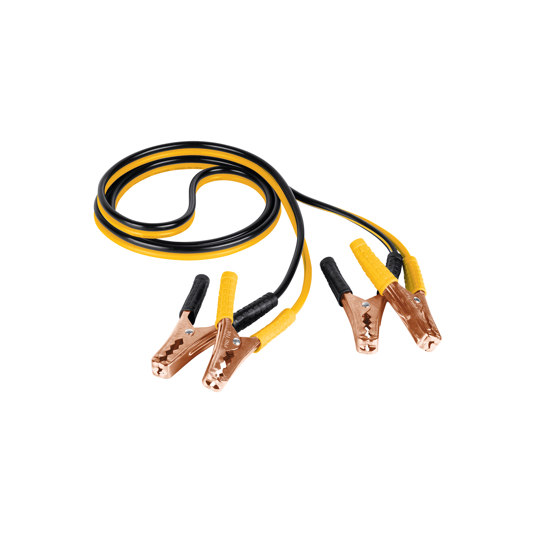 Cable pasacorriente para automóvil, 125 A 2.5 m, Truper (clave CAP-2510P, código 22808)