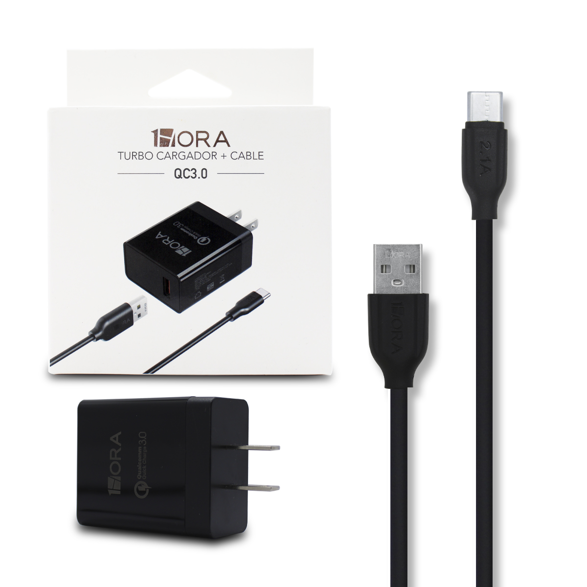 CARGADOR TIPO C 1 HORA A USB