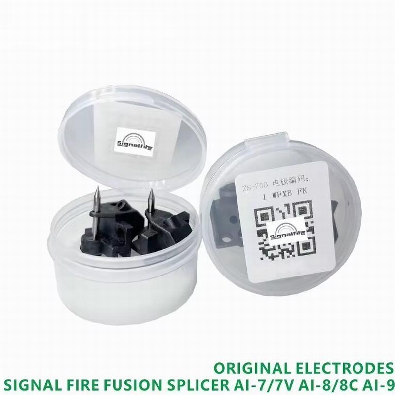 Par de Electrodos para empalmadora Signal Fire aplica para modelos AI (6A, 6C, 7C, 7V, 8, 8C, 9 Y 10A)